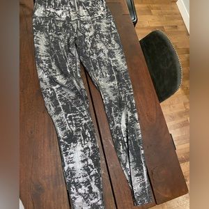 Lululemon metallic leggings